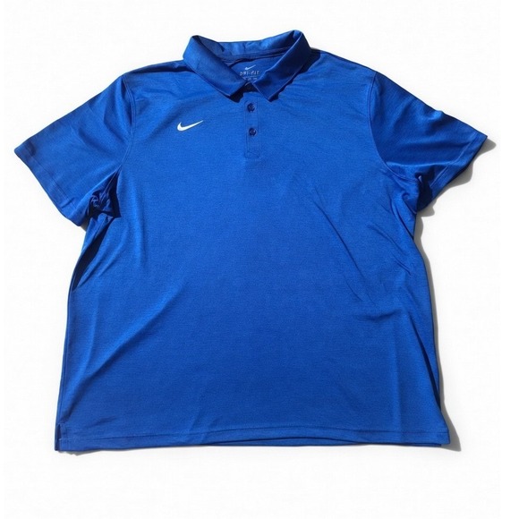 Nike Other - Nike Mens Dri-FIT Polo Shirt Blue Heather Short Sleeve Size 3XL NEW